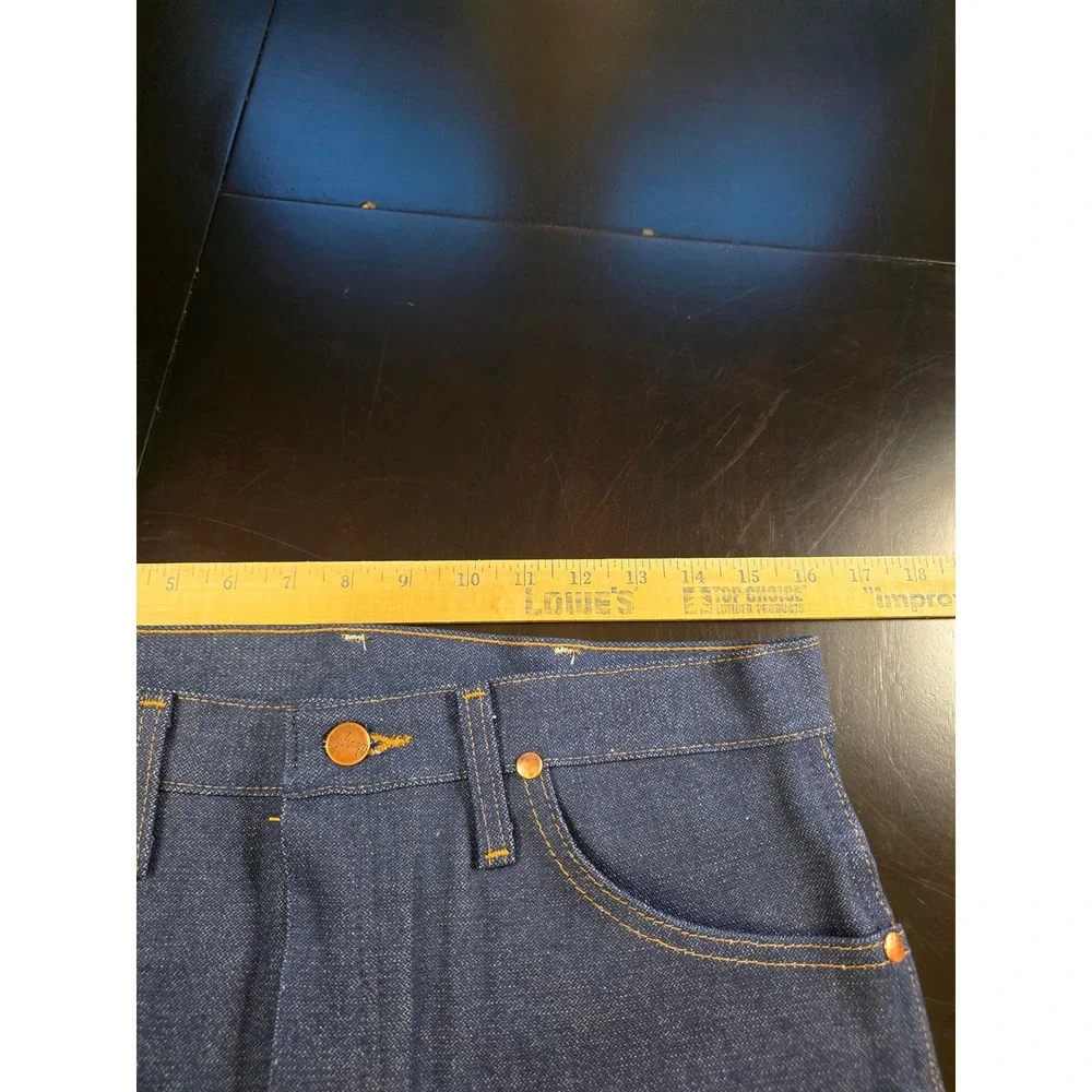Wrangler Cowboy Cut Slim Fit Jeans 936DEN Rigid Indigo Blue Denim Mens 31x30 NWT